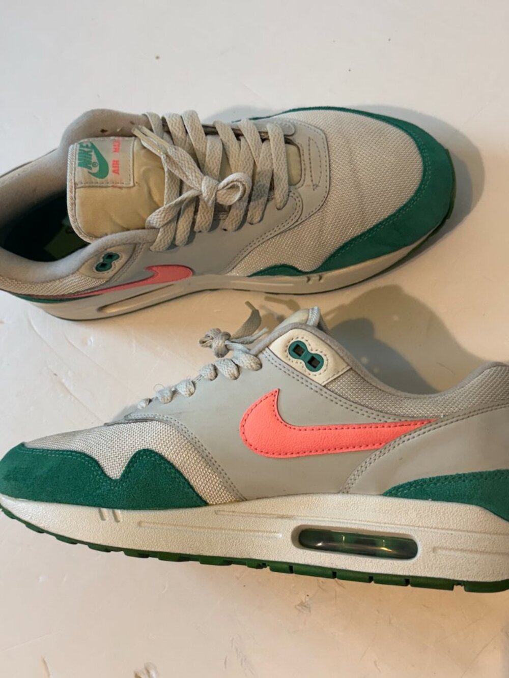 Nike Air Max 1 'Watermelon' Mens Size 10 Pink White Green (AH8145-106) RARE